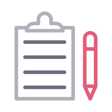 proje vektör renk çizgisi simgesi