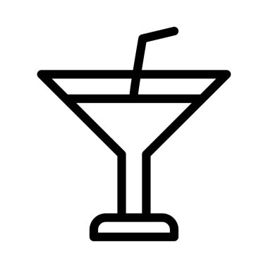 saman vektörü ince çizgi simgesi