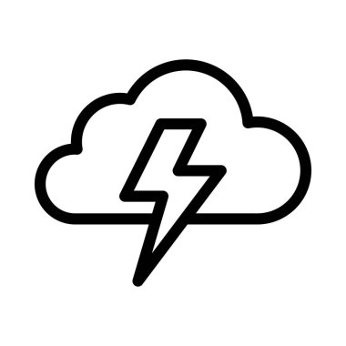 hava vektörü ince çizgi simgesi