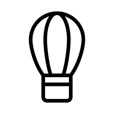 uç vektör ince çizgi simgesi