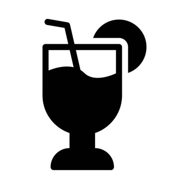 içeçek vektör düz simgesi