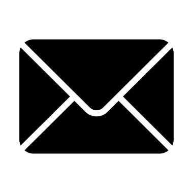 ileti vektörü düz simgesi