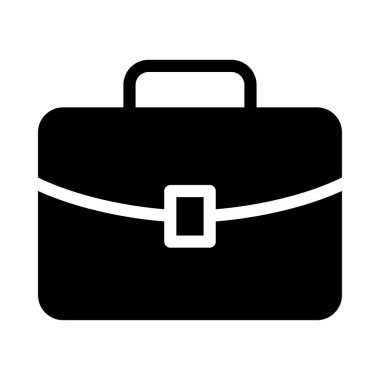 bagaj vektörü düz simgesi