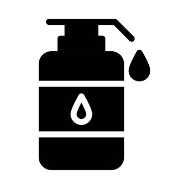 El yıkama vektör simgesi düz simge