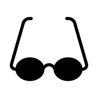 gözlük vektör düz simgesi