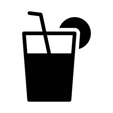 içeçek vektör düz simgesi