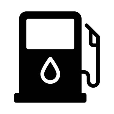 Yağ vektörü simgesi düz simgesi