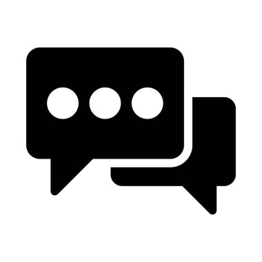 iletişim vektörü simgesi düz simgesi