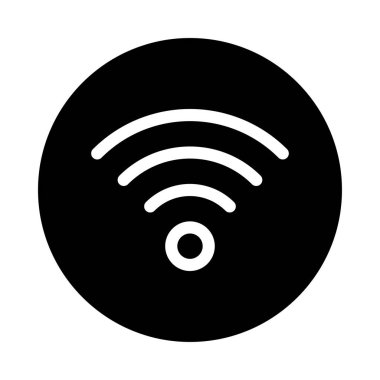 kablosuz vektör düz simge