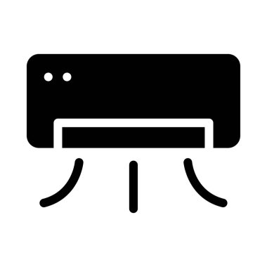 soğutma vektörü glifleri düz simge