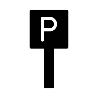 işaret vektörü düz simgesini imzala