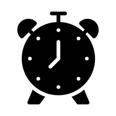 saat vektör düz simgesi