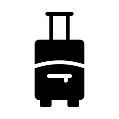 evrak çantası vektör düz simgesi