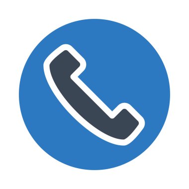 telefon vektörü renk simgesi