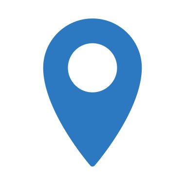 konum vektör renk simgesi