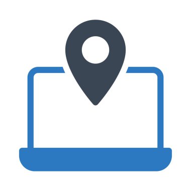 harita vektör renk simgesi