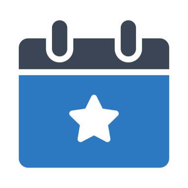 takvim vektörü renk simgesi