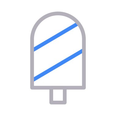 krem vektörü renk çizgisi simgesi