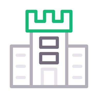 vektör renk çizgisi simgesi oluşturuluyor