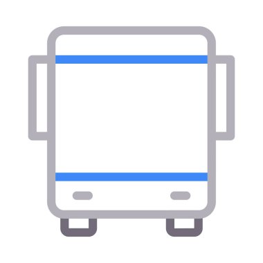 araç vektör renk çizgisi simgesi