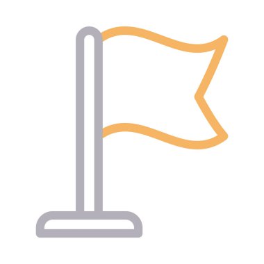 imza vektör renk çizgisi simgesi