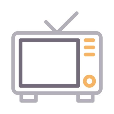 anten vektör renk çizgisi simgesi