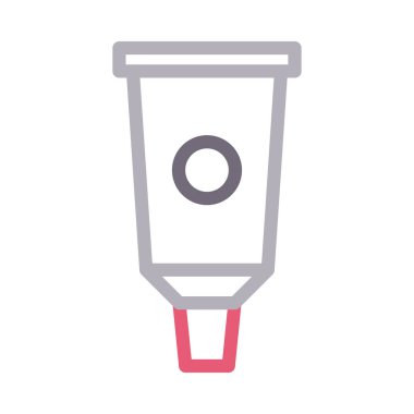 losyon vektör renk çizgisi simgesi