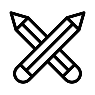 Vektör ince çizgi simgesini düzenle