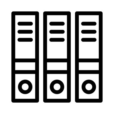 arşiv vektörü ince çizgi simgesi