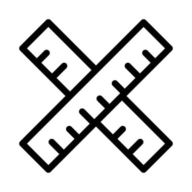 Ölçeklendirme vektörü ince çizgi simgesi