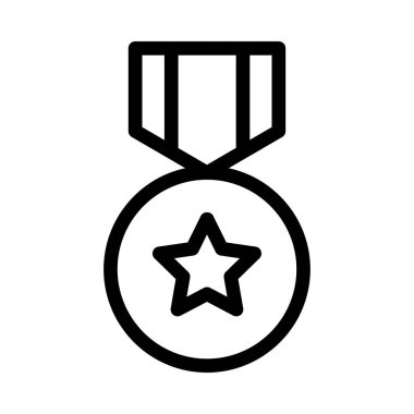 ödül vektörü ince çizgi simgesi