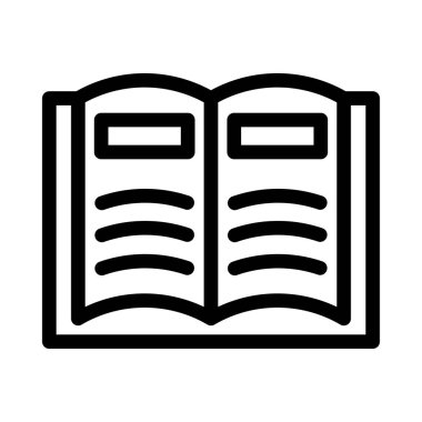 vektör ince çizgi simgesini aç