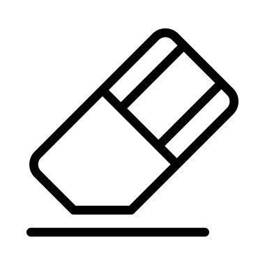 kauçuk vektör ince çizgi simgesi