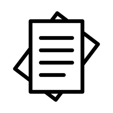 dosyalar vektör ince çizgi simgesi