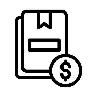 kitap vektörü ince çizgi simgesi