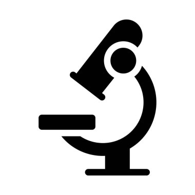 lab vektörü giyph düz simgesi