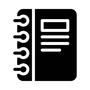 Eğitim vektörü giyph düz simgesi