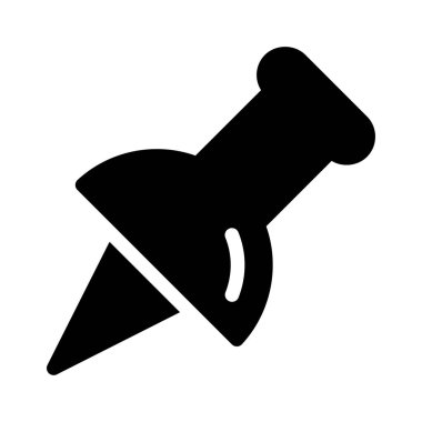 küçük harf vektörü giyph düz simgesi