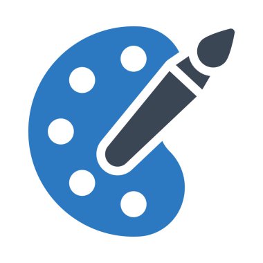 renk vektörü giyph renk simgesi