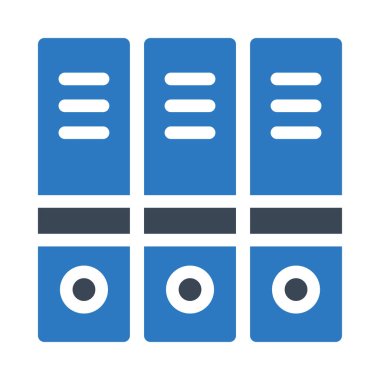 arşiv vektörü giyph renk simgesi