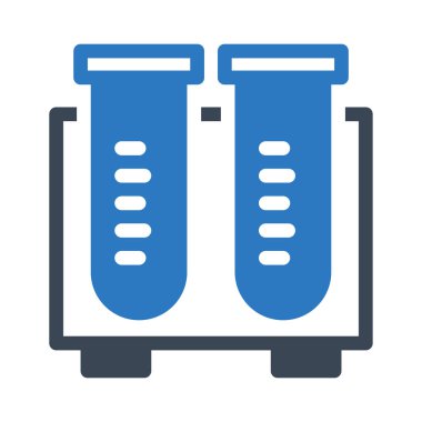 lab vektör giyph renk simgesi