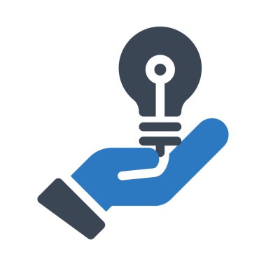 yaratıcı vektör giyph renk simgesi