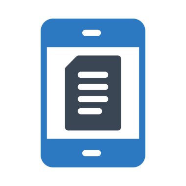 Eğitim vektörü giyph renk simgesi