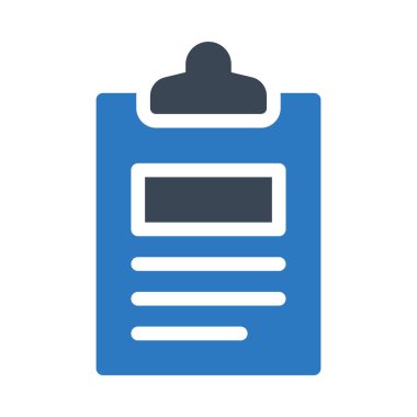 belge vektörü giyph renk simgesi