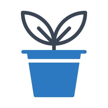 doğa vektörü giyph renk simgesi