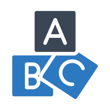 blok vektör giyph renk simgesi