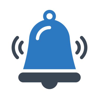 Uyarı vektörü giyph renk simgesi