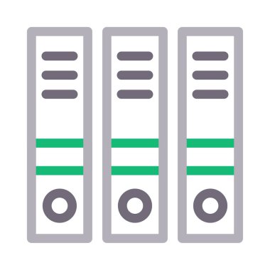 arşiv vektör renk çizgisi simgesi 