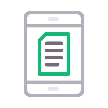 eğitim vektörü renk çizgisi simgesi 