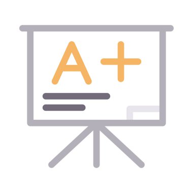 tahta vektör renk çizgisi simgesi 